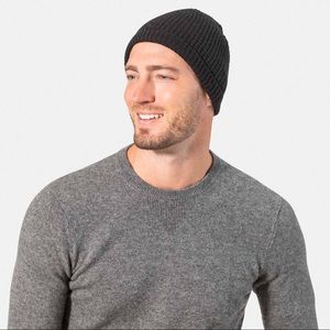 Amicale Waffle Knit Cashmere Beanie